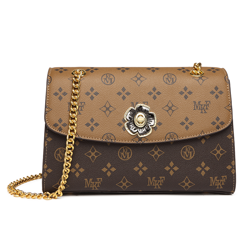 MKF designer bag free shipping Light luxury High quality casual fashion flap bag letter Floral versatile classic high-capacity handbag for woman