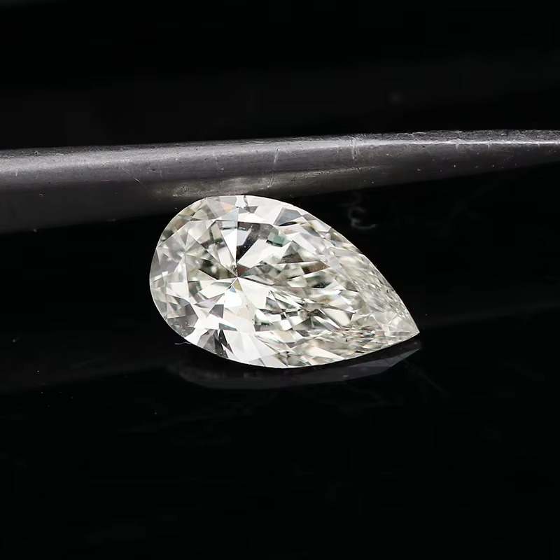 Wholesale Factory Price Pear Carat DEF VS 1-5carat Pear Cut Loose Lab Grown CVD Diamond for Making Jewelry