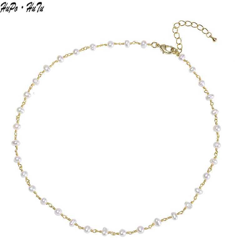 Womens High Quality Jewelry Exquisite Gift Lovely Creative Charm 18k Gold Plated Hand Twisted Natural Freshwater Pearl Necklace Y250805