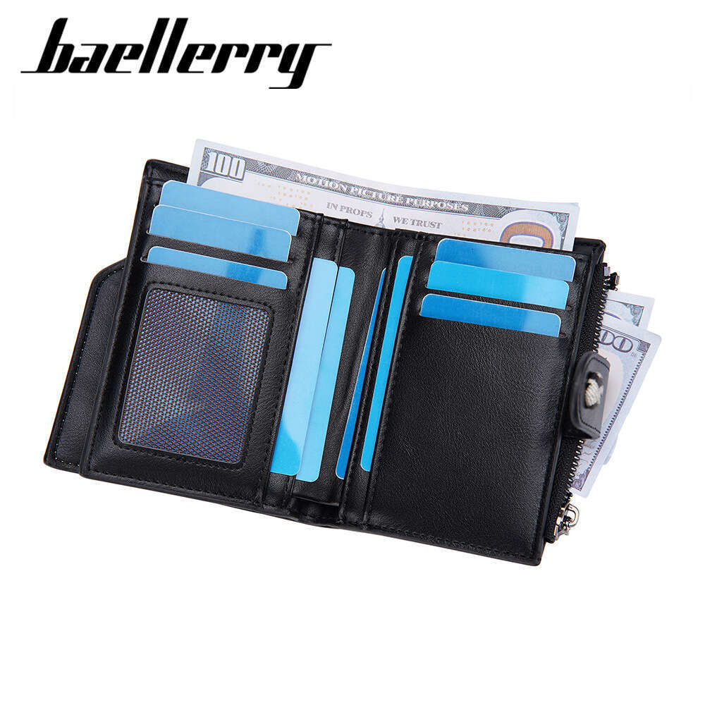 DHcollections Baellerry New Short Houndstooth Fashion Buckle Women's Wallet Zipper Coin Purse