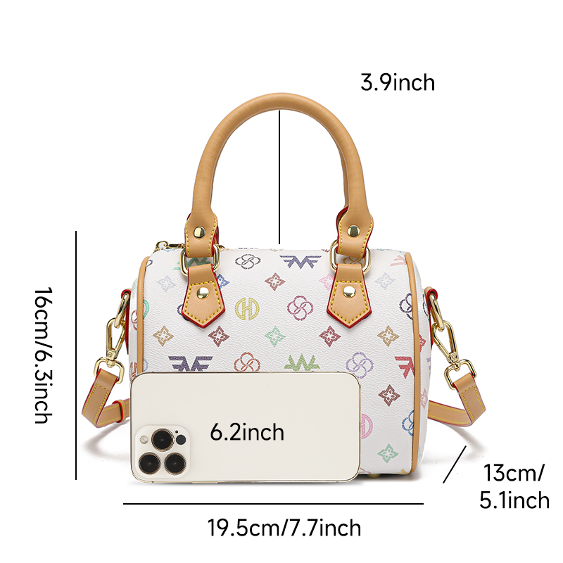 MKF designer bag free shipping High quality casual Boston bag simple versatile classic vintage handbag for woman