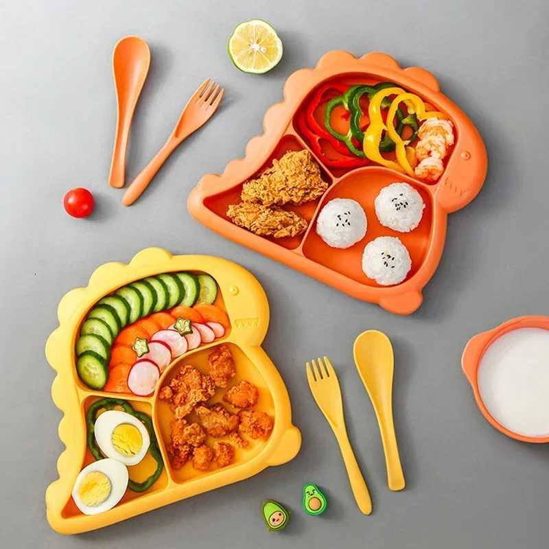 Baby Dinnerware Plate Food Feeding Set Items Toddler Gadgets Bowl Accessories Baby Dishes Kids Plate Infant Eating Set Stuff X250806