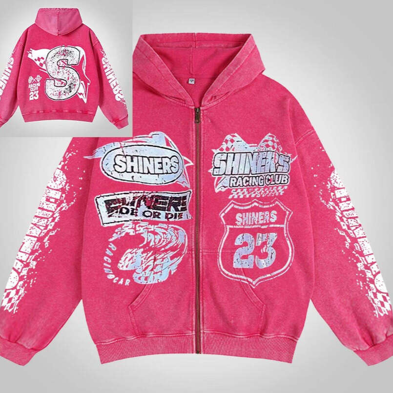 2025 Fflirtion Skull Trendy Brand New Printed Gothic High Street T-Shirt Versatile Crew Neck