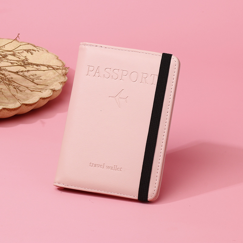 New PU Leather Card Anti-theft RFID Blocking Magnetic-proof Multi-functional ID Holder Simple Passport Case