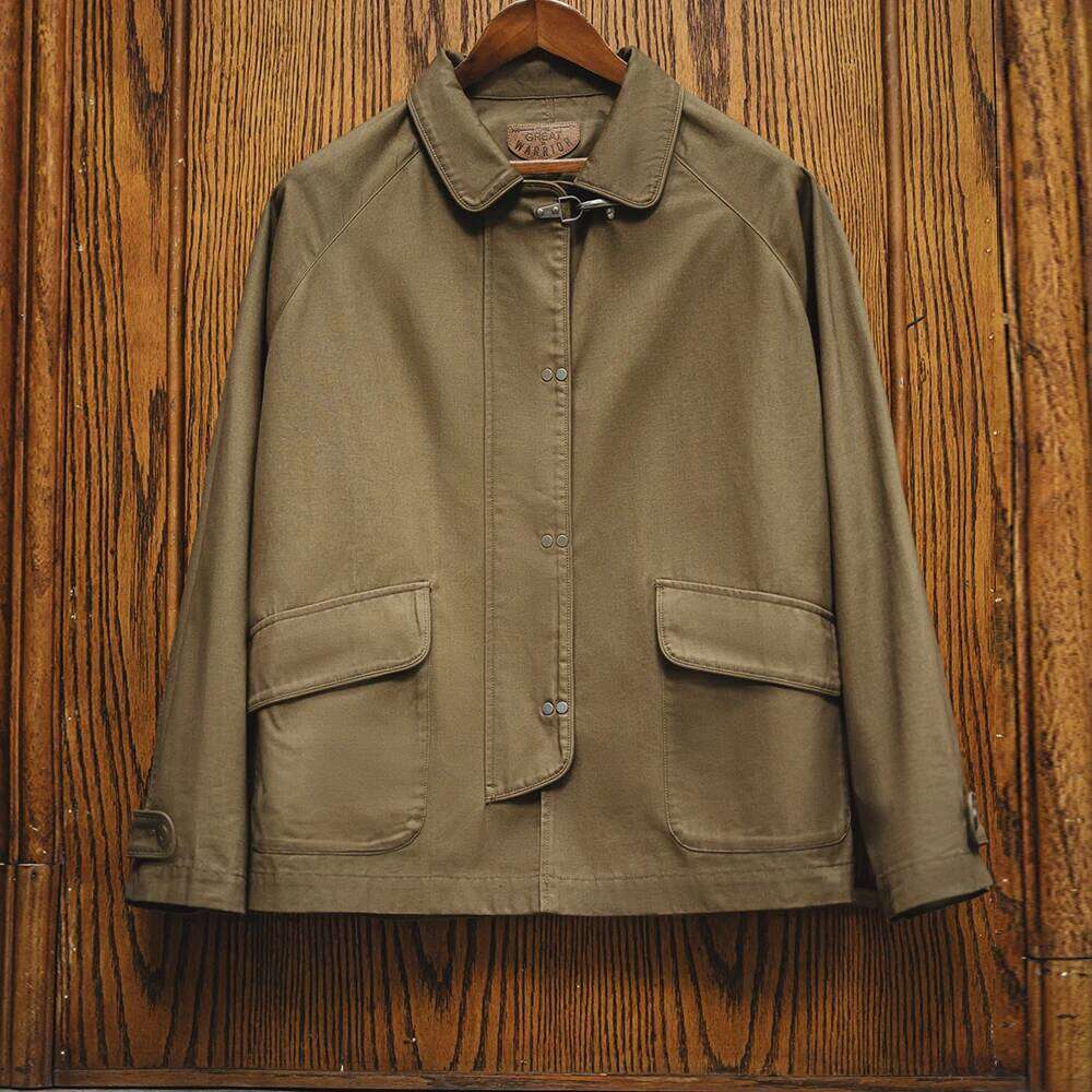 Designer Clothing 2025 Maden Vintage Firefighter Buckle Heavyweight Jacket Loose Lapel Cotton Canvas Workwear Coat Men's Coffee Outerwear For Aut