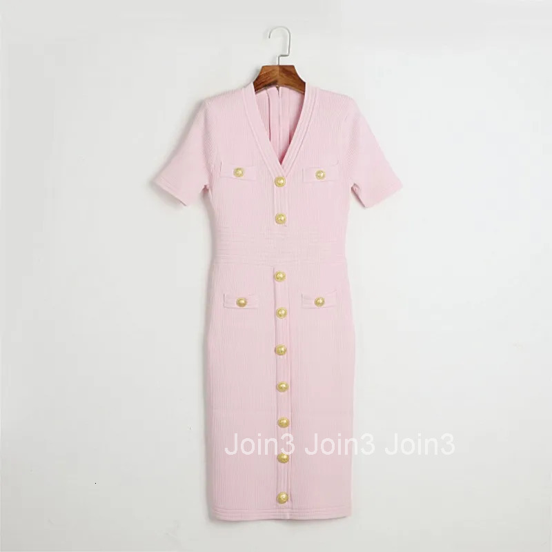 New Elegant Knit Short Dress Metal Single Breasted Fashion Summer Dress For Women French Zipper Solid Slim Chic Vestidos