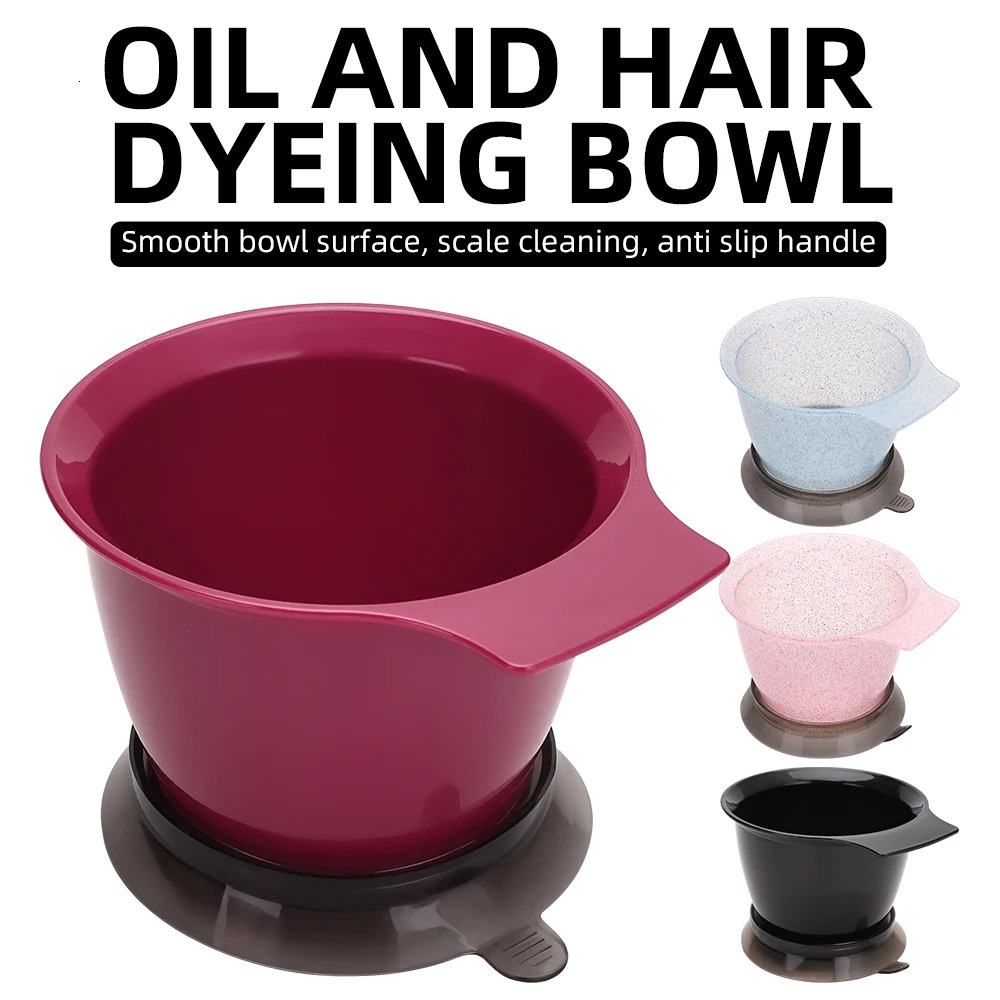 Salon Barber Coloring Mixer Bowl 3PCS/Set Large Capacity Hairdressing Bowl Professional Salon Hair Color Dye Tint Bowl 250805