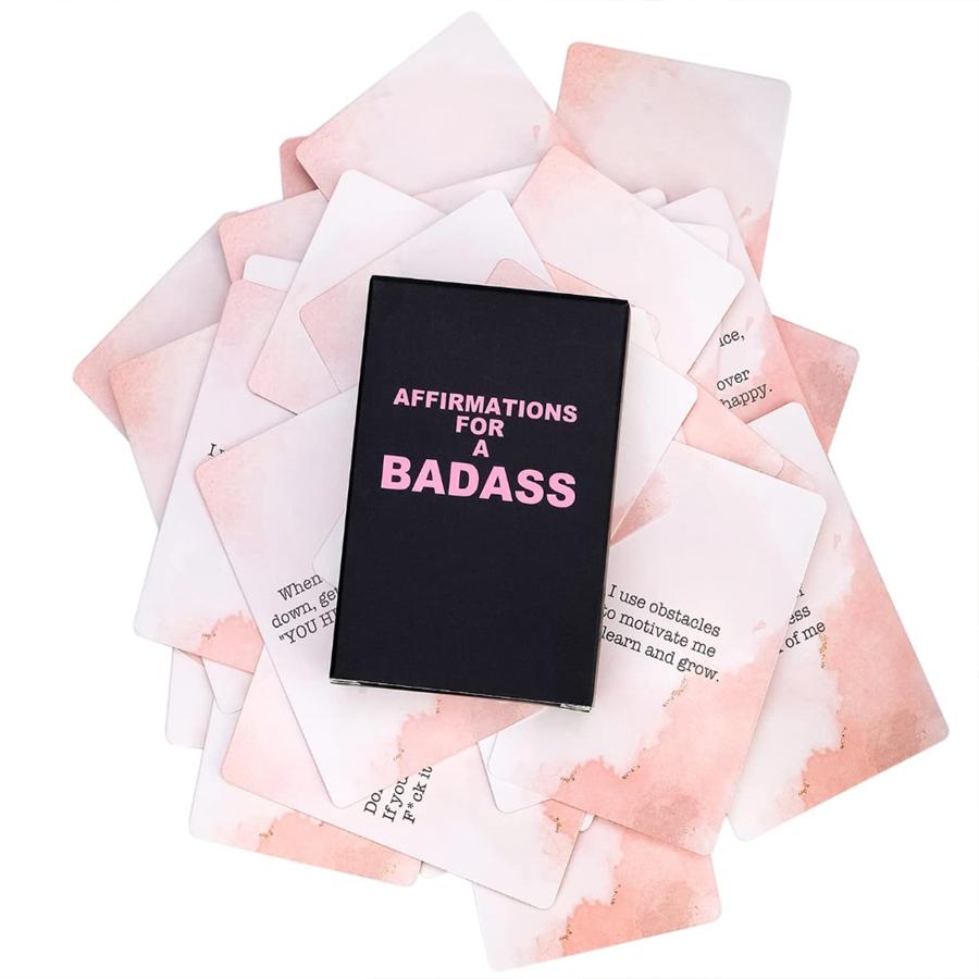 One box containing 53 "Affirmation Cards for Empowering Women - The Daily Motivation and Inspiration of Villains" - The perfect gift for wom