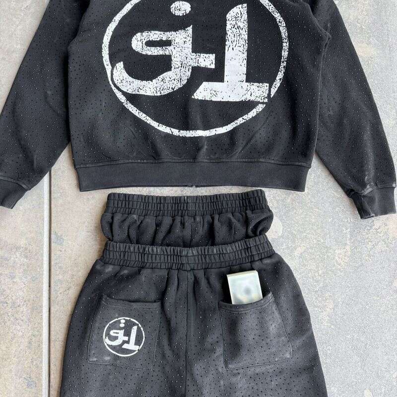 Designer Leisure High Quality Men's Clothing Hot Dia Printing Loose Sweatshirt Y2k Hip Hop Street Wear Men And Women Pullover Casual Tops