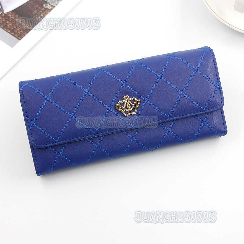 New Medium and Long Fashionable Womens Purse Womens Handbag Wallet Change Mobile Phone Bag Lingge Card Bag H250806