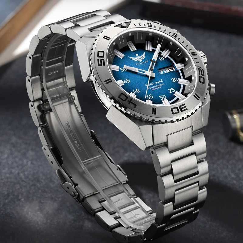Yelang es V1035 44mm Men Diving Human Kinetic Energy m Waterproof es luminous Jan PX83 Sphire W250806