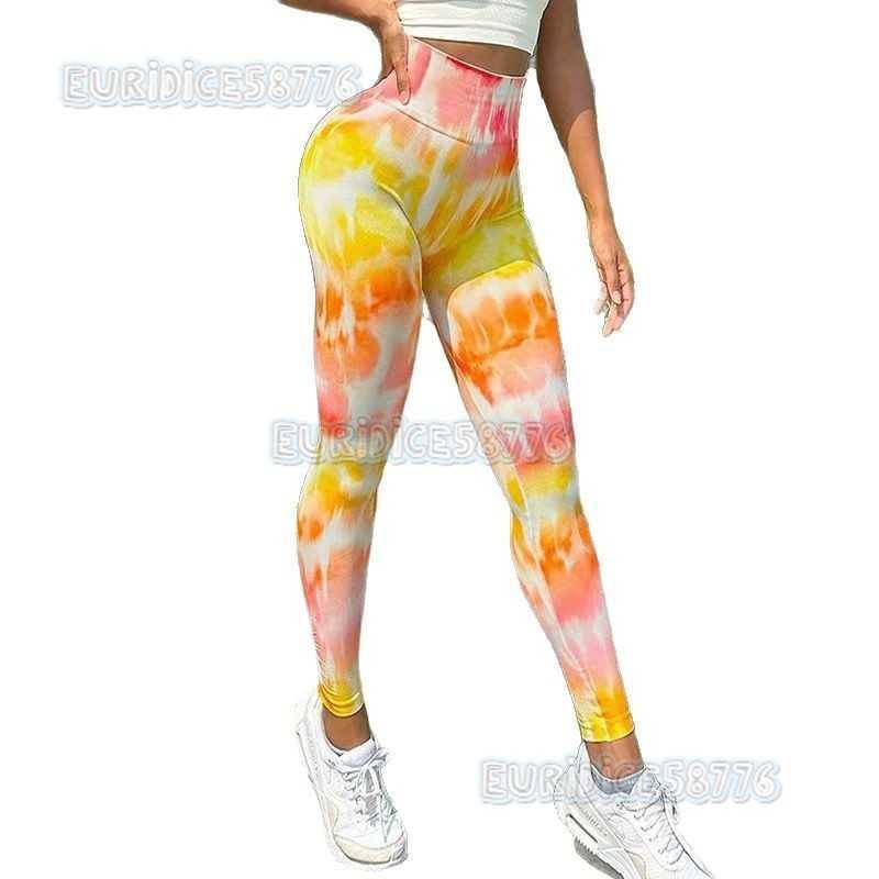New Yoga Pants High Waist Nude Feel Printed Women Leggings Sports Outdoor Summer Fitness Pants H250806