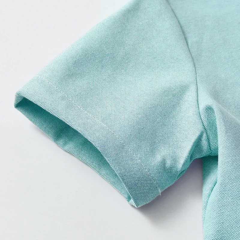 New Children Boys Gentleman Shirts Kids Short Sleeve Casual Tops Infant Toddler Girls Blouses Formal Clothing Summer Clothes X250806