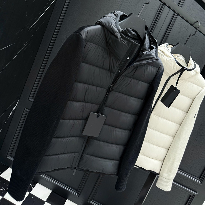2025 MON Mens designer down Jackets puffer Women black Winter jackets canvas bomber jacket with hat Premium casual outdoor warm thickened Luxury designer coat