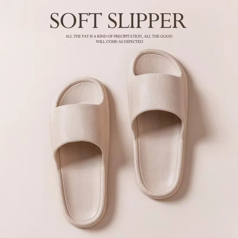 Fashion Women Slippers Summer Flat Lightweight EVA Home Bathroom Slippers Comfort Massage Couples Indoor Slides Shower Shoes 250731