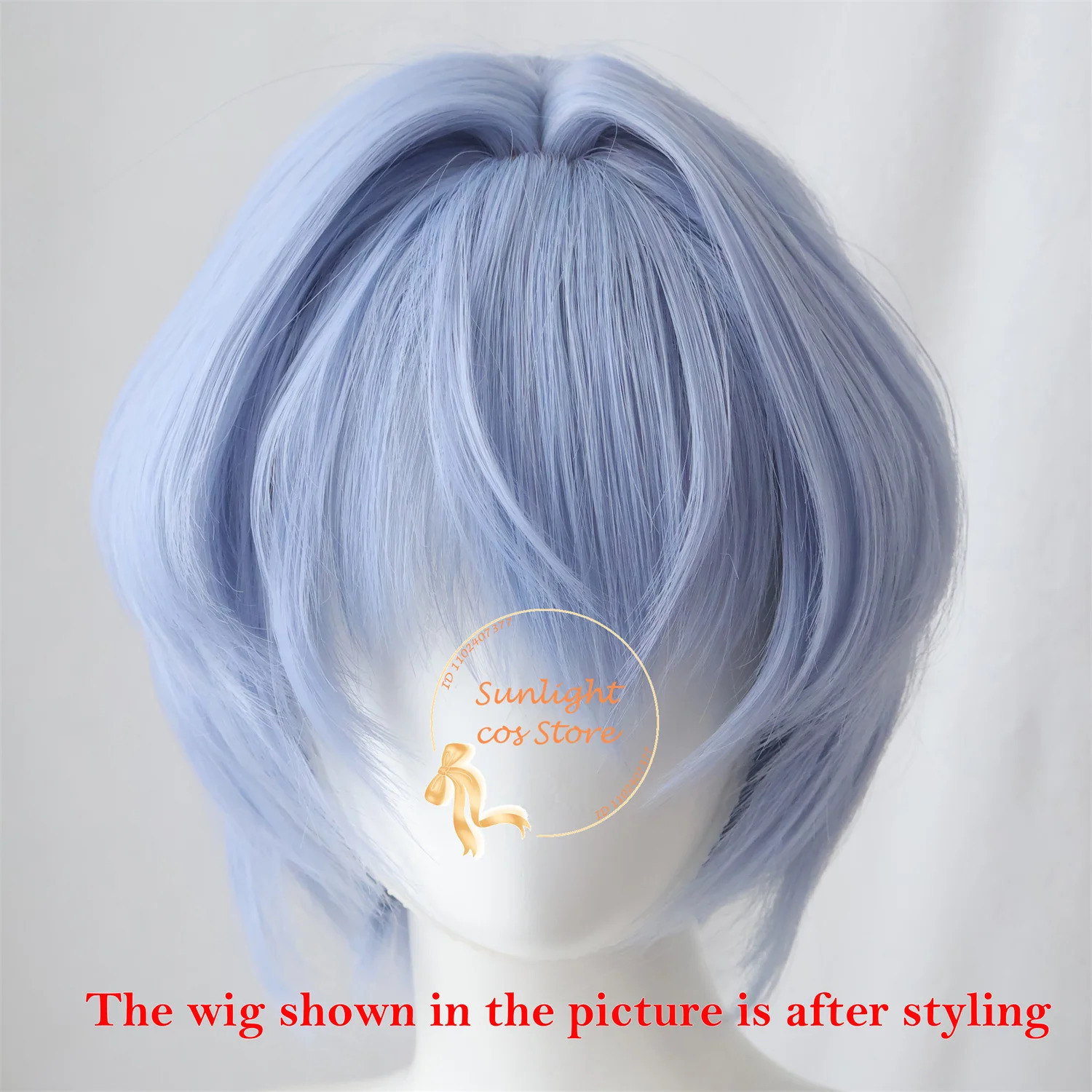 Ayanami Rei Cosplay Wig 30cm Short Blue Rei Ayanami Anime Cos Wigs Heat Resistant Synthetic Hair Halloween EVA Wig Wig Cap 250805