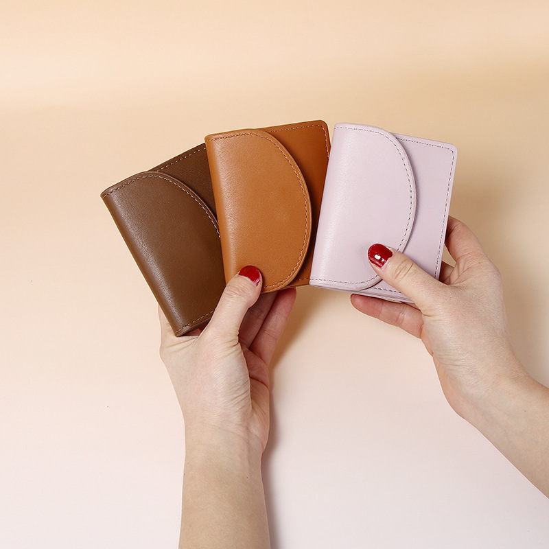 Dopamine Korean Style Ins Card Holder Solid Color Simple Bag Multifunctional Large Capacity Wallet