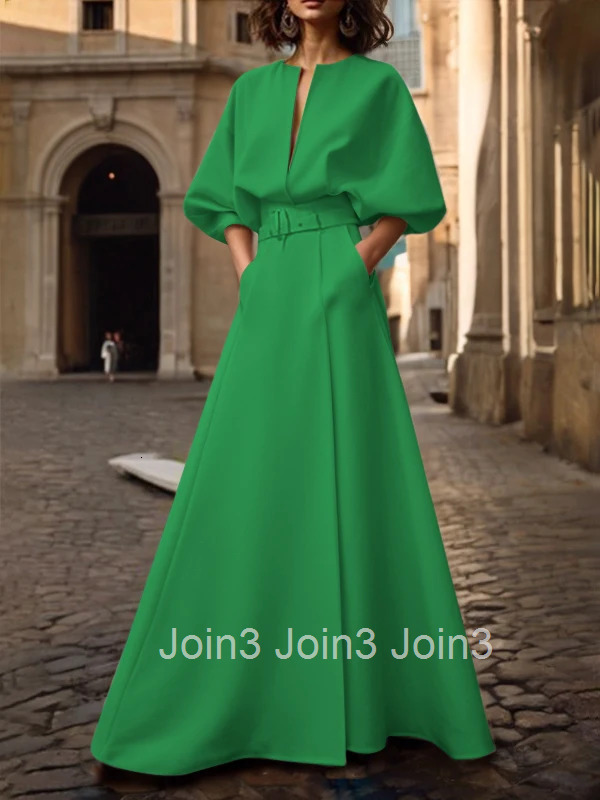 Creation Dresses Woman Summer Spring Deep V-Neck Wedding Evening Birthday White Black Simple Maxi Dress