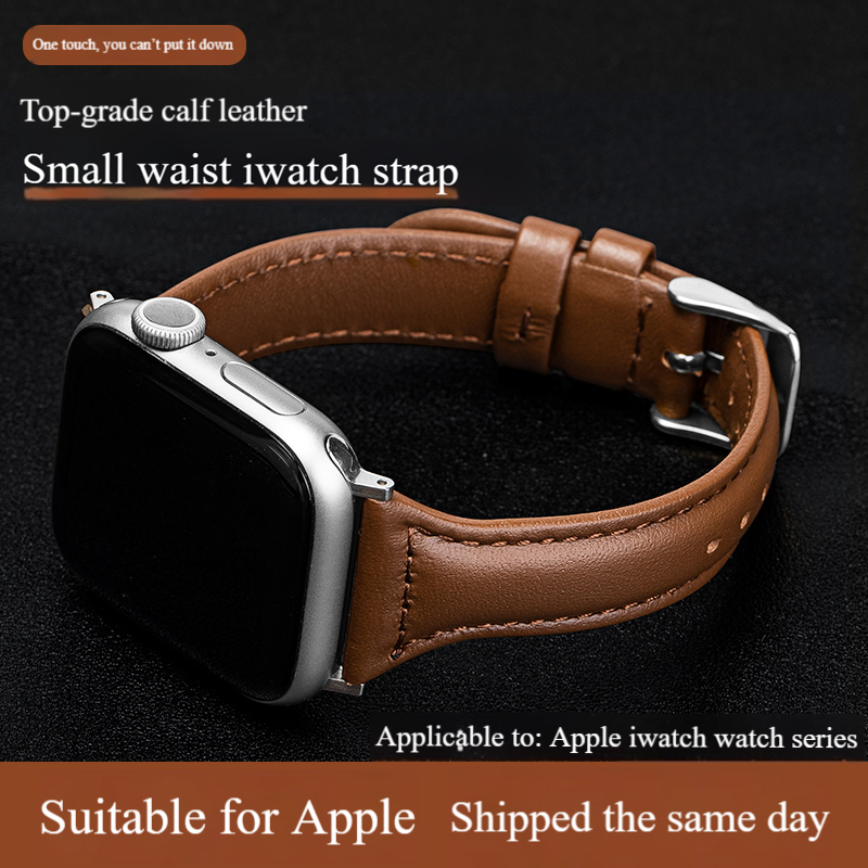 Elegant Replacement Bracelet for Modern Timepieces - Sleek Design Suitable Across Various Model Sizes Waterproof Leather Watch Band - AW369