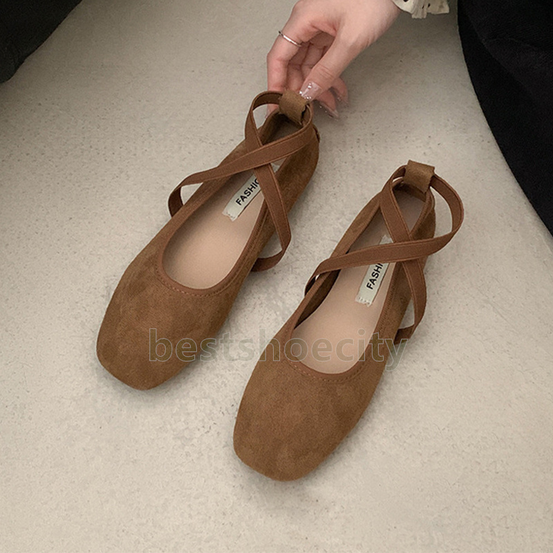 designer loafers ballet flats comfort soft low heels mary jane shoes elegant shallow mouth womens single shoes size 35-40