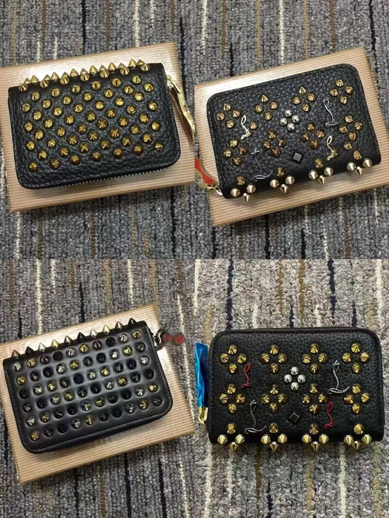 Card holder Designer women's card holders Top Quality Luxury Graffiti Purse Cardholder Mens Wallet passport holdermultiple colors to choose from Purses with Box 88