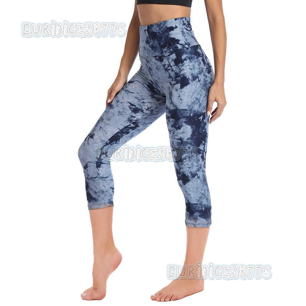 Summer Slimming Pants High Waist Printed Leggings Slim Fit Hip Lift Sports Pants Yoga Pants Womens Clothing H250806