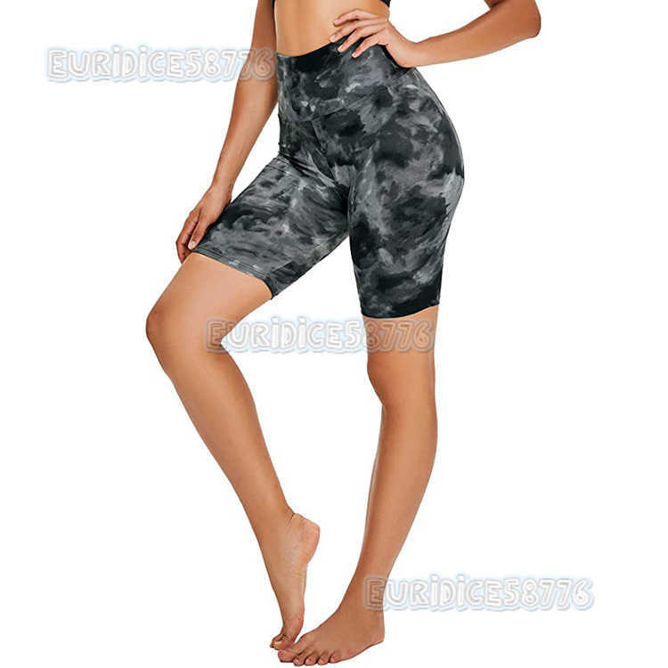 Summer Five-point High-waisted Printed Leggings Ladies Yoga Pants Slim Fit Sports Pants Casual Pants Womens Clothing H250806