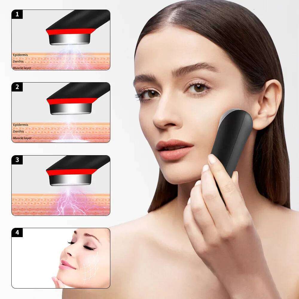 Handheld Mini Ultrasonic Face Lifting Massager Wrinkle Removal Anti-Aging Skin Tightening Eye Care SPA Beauty Machine