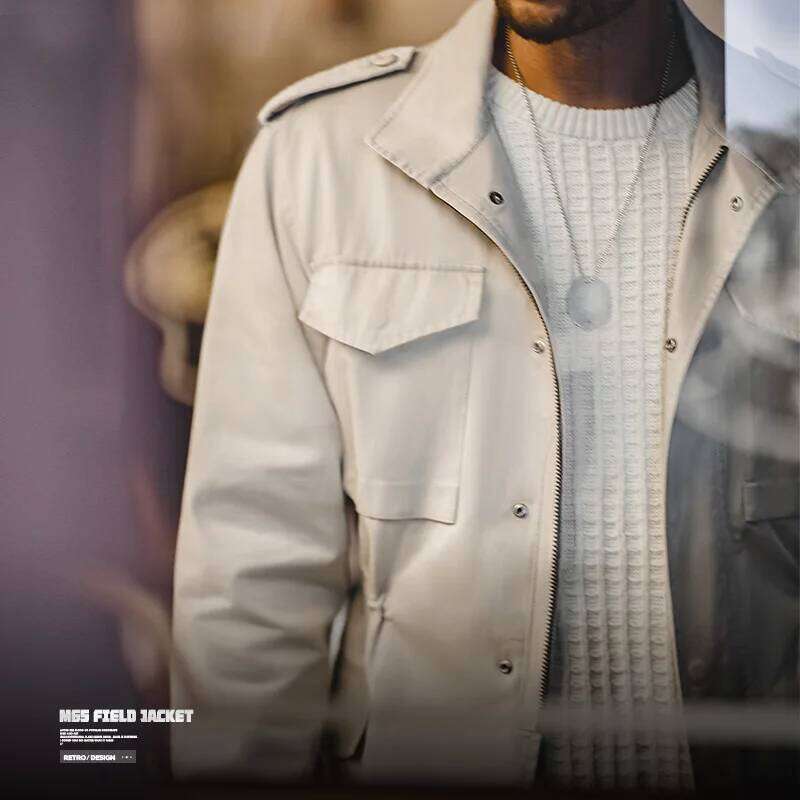 Designer Clothing 2025 Maden Vintage M65 Jackets For Men Outdoor Windbreaker Tactical Coats Oversize Racing Hiking Jacket Male Brand Clothing