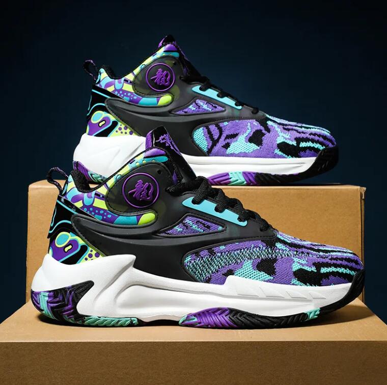 New Basketball Shoes sneaker Men's Sports Anti-Slip Abrasion Resistant Training Competition Shoes Z 8.2-2