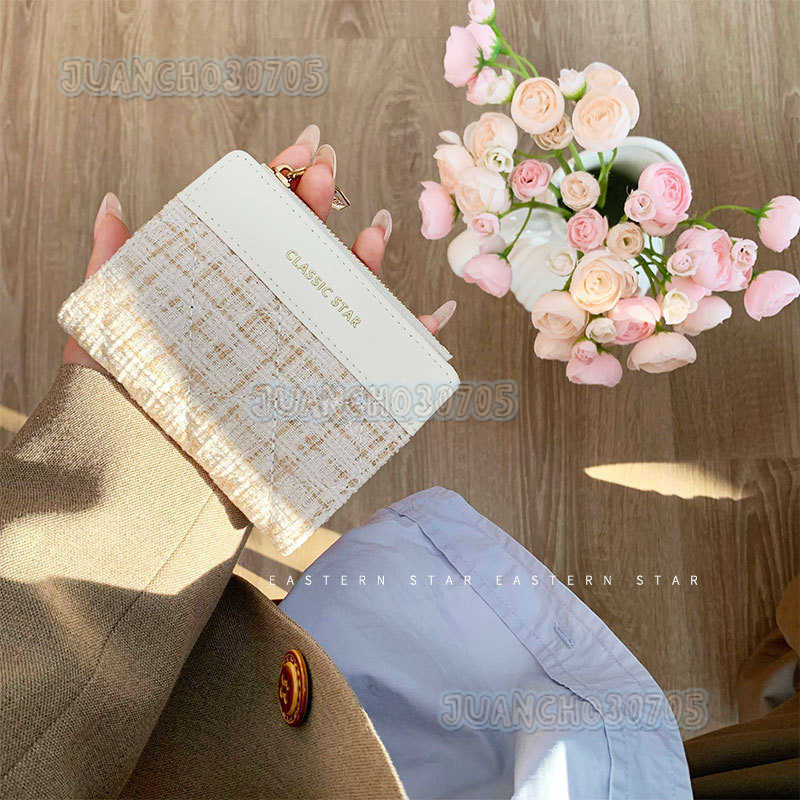 Style Large Capacity Wallet for Women Students Solid Color Simple H250806 TUES