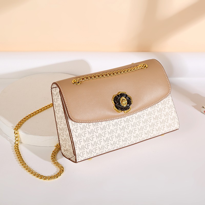 MKF designer bag free shipping Light luxury High quality casual fashion flap bag letter Floral versatile classic high-capacity handbag for woman