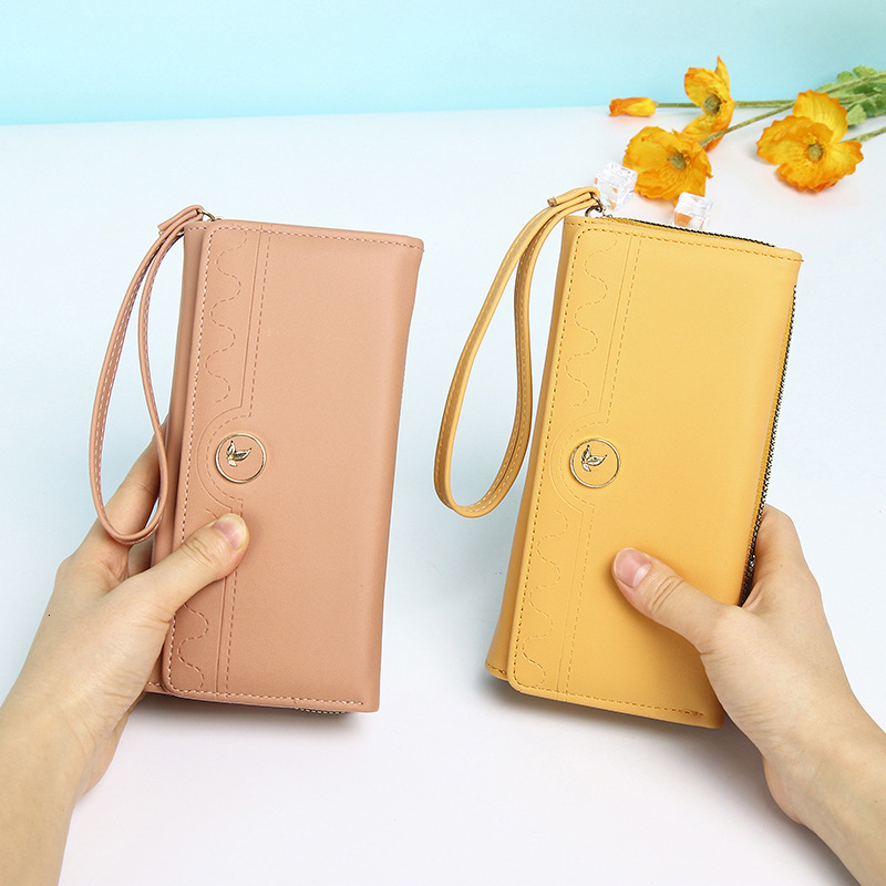 Women's New High-End Long for Women Large Capacity Fashion Simple 70% off Zipper Wallet