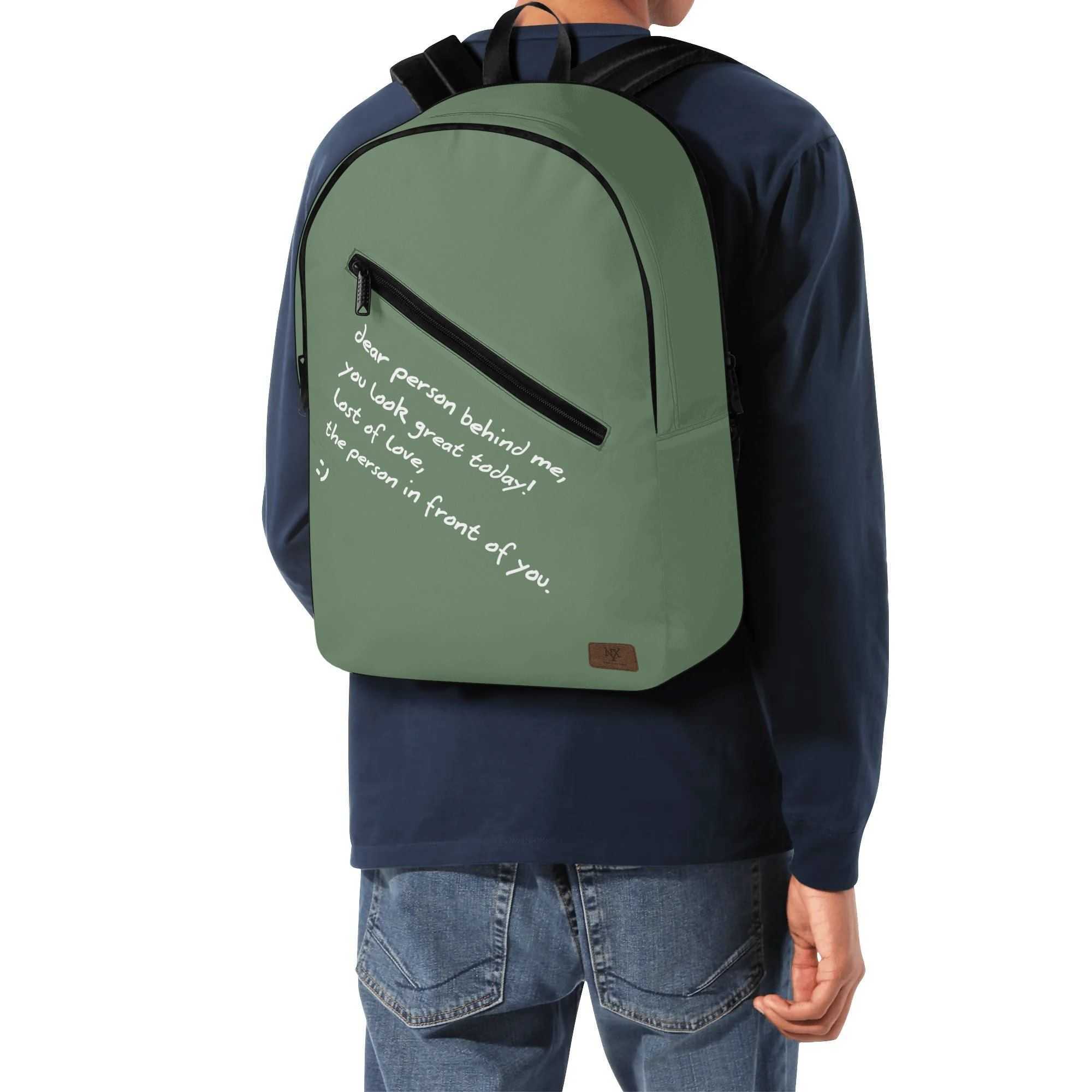 NXY Fashion Letter Print Backpacks Luxury Designer Mens Backpack Large Laptop Bag Women Student Bookbag Schoolbag 250806