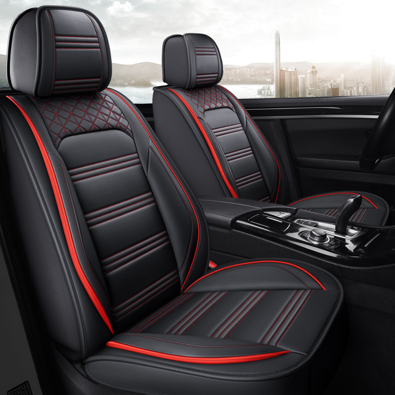 Precision-Fitted Auto Interior Upgrades with Durable Leatherette Seat Covers