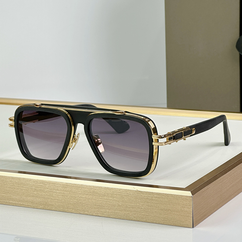 Mens Designer Sunglasses DTS 403 LXN EVO Black Acetate Grey Lens Sunglasses For Women Perfect For Work and Leisure Vacation Outdoor Driving Travel Cycling with box