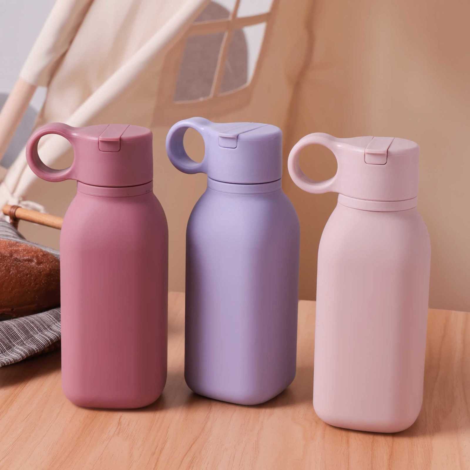 1PCS Color Kids Silicone Baby Training Cup Flip Top Leakproof Sippy Cup For Infant Feeding Outdoor Sports Travel Baby Supplies X2508061