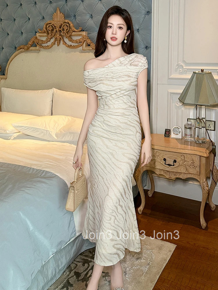 Summer Mesh Print Stretchy Mermaid Dress Women Clothes Elegant Lady Short Sleeve Skinny Midi Folds Robe Party Birthday Vestidos