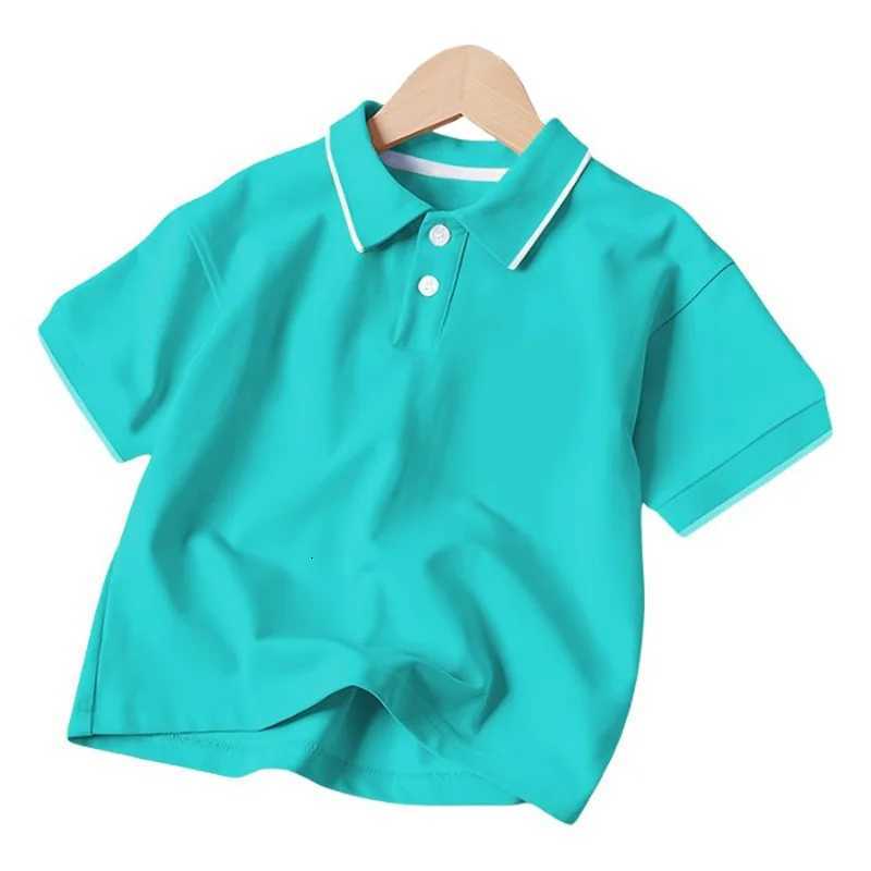T-shirt for Boys Summer 2025 Polo Soft Cotton Baby Girls T Shirt Casual Kids Children Tops Tee Clothes Birthday Teen 1-8 Years X250806