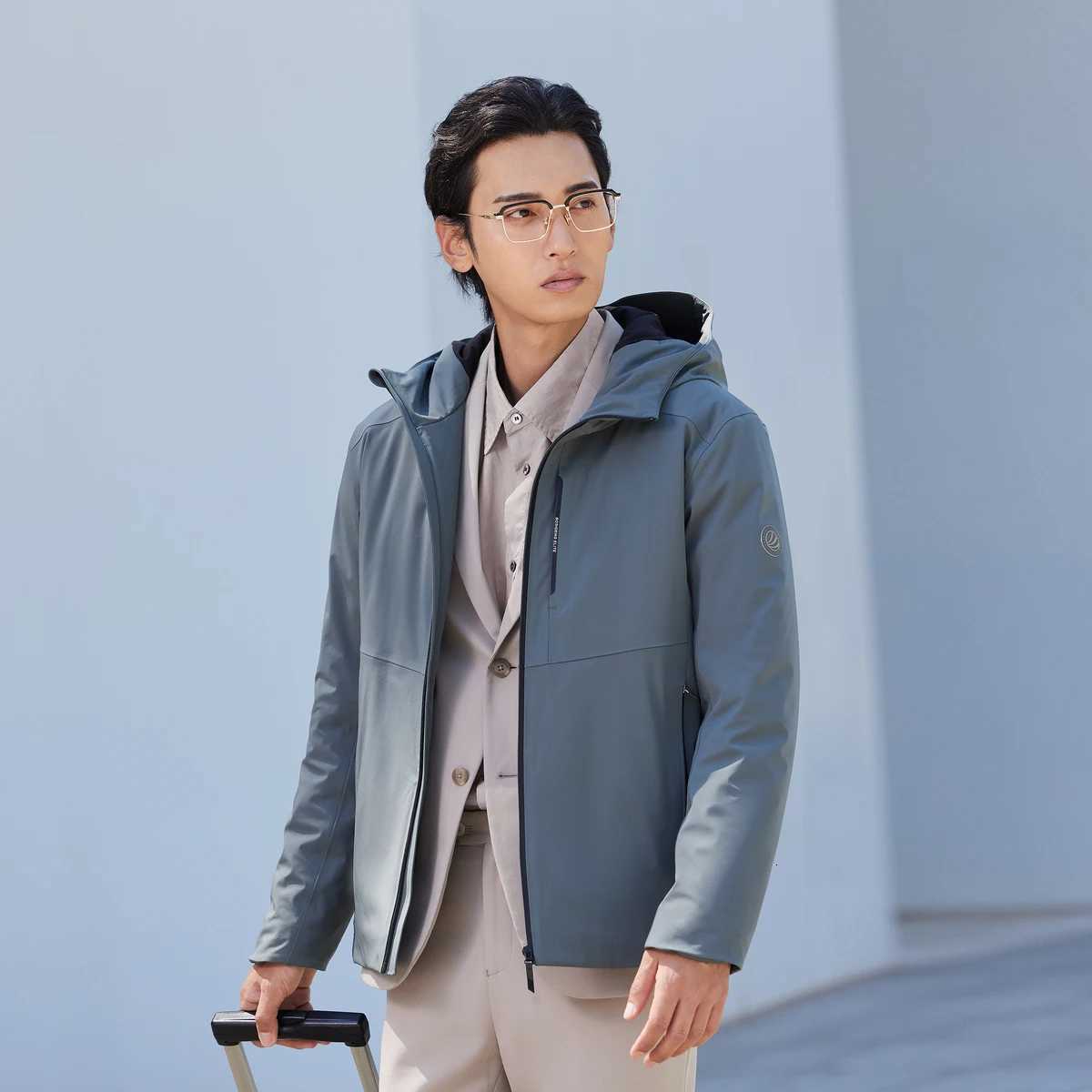 BOSIDENG Men Winter Jacket Business Jacket Hooded Warm Jacket W250806