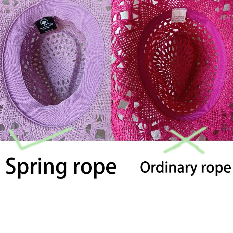 Purple 2024 Cowboy Straw Hat Hand-woven Hollow Mens and Womens Summer Sun Hat Jazz Straw Hat Western Cowboy Hat sombrero 250805