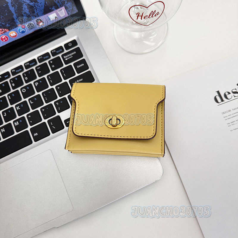 New Dopamine Style Womens Card Holder Wallet Short Fashion Multi-color Multi-card Slot Card Holder with Zipper H250806