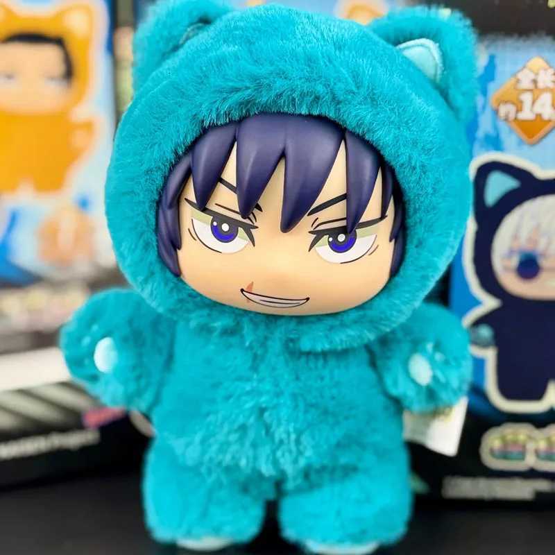 New Hot Genuine Eaki Jujutsu Kaisen Season 2 Cat Park Party Gojo Satoru Plush Box Doll Bag Pendant Model Collection Gifts Toys R250805