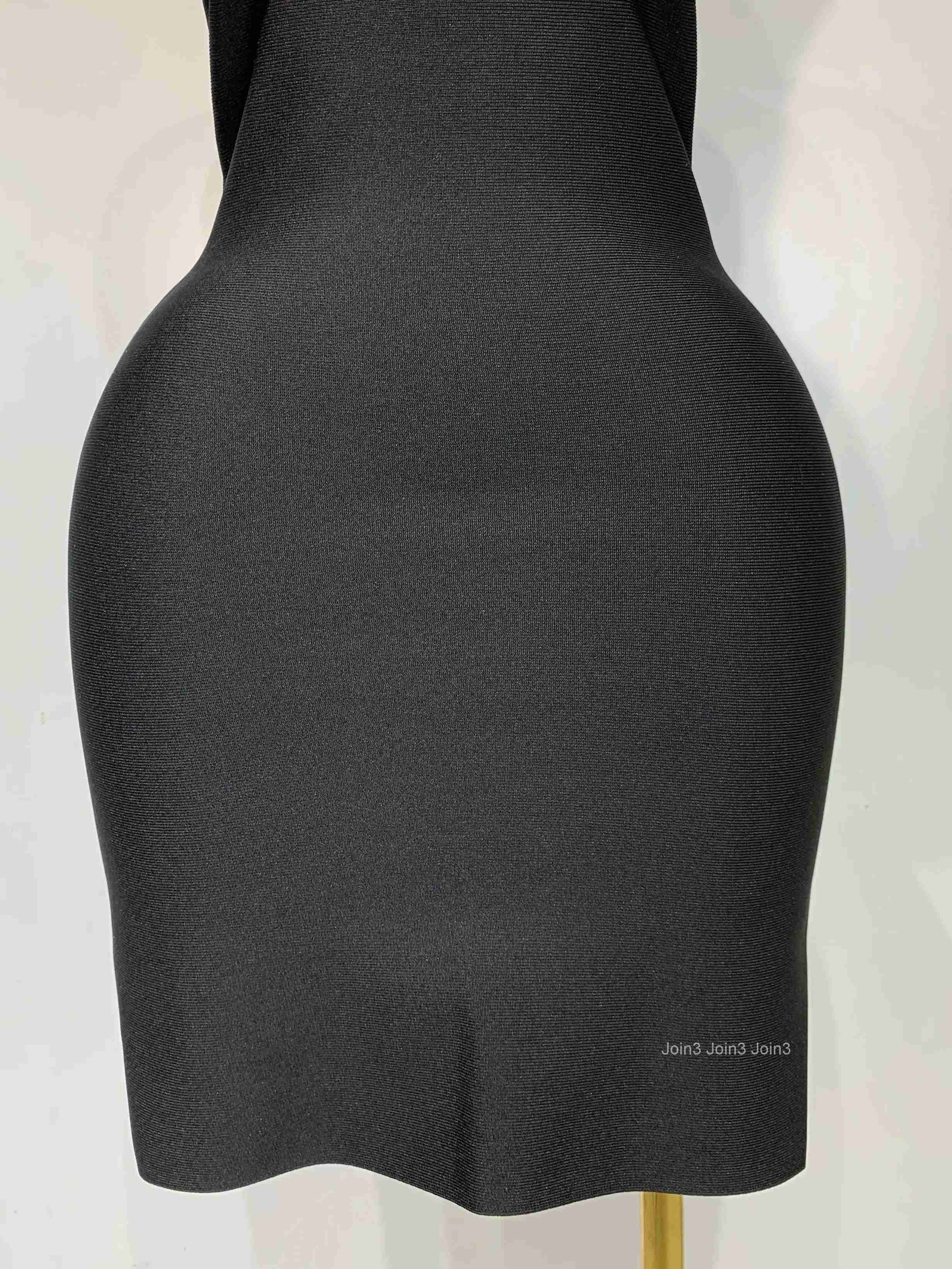 Women Sexy Backless White Shirt Collar Black Mini Bodycon Bandage Dress Elegant Evening Club Party Luxury Birthday Dresses