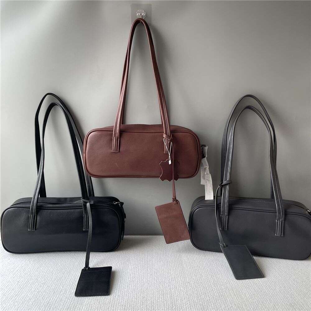 Designer Bag Tote Shoulder Bag New Genuine Leather Handbag Underarm Fashion Versatile Simple Bowling Large Capacity Baguette