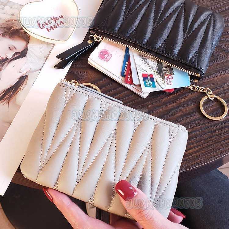 Mini Wallet for Women Compact Leather Wallet Short Genuine Leather Coin Purse 2025 New Simple Zipper Wallet H250806