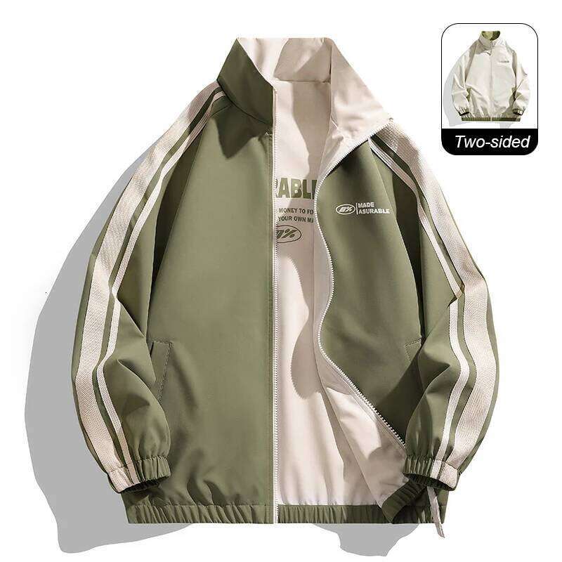 Designer Clothing 2025 New Jacket Two-Sided Long Sleeve Outdoor Men Women Reversible Windproof Coats Splashproof Double-Sided Jackets Couple Top