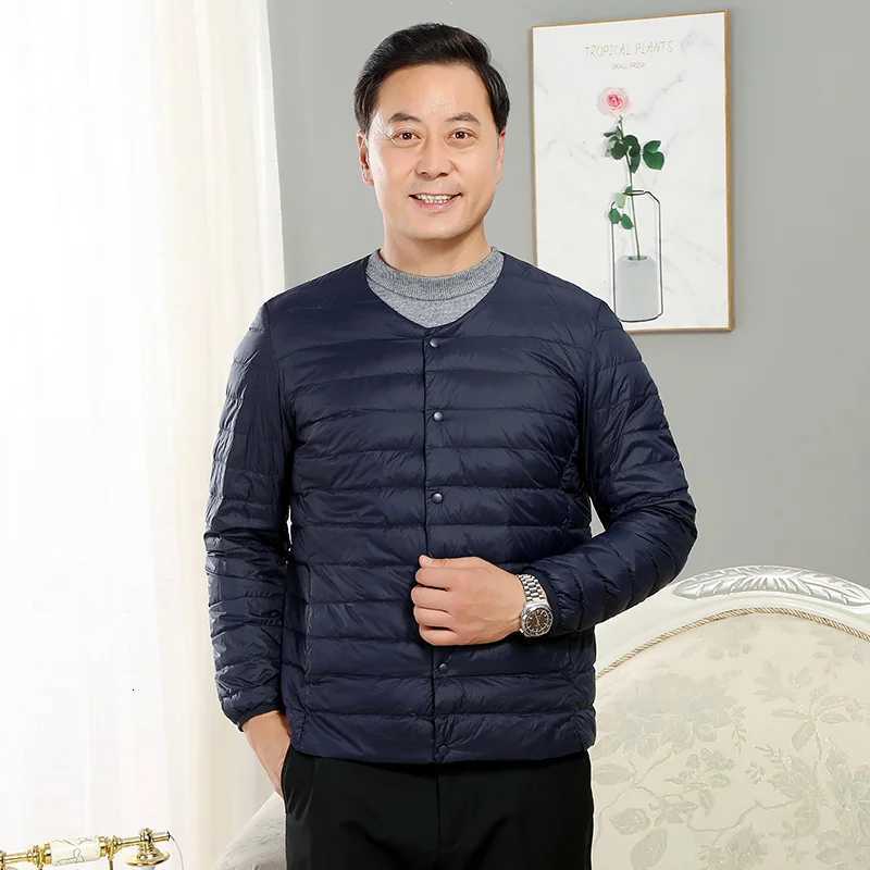 Outdoor Mens Fashionable Handsome High-quality Warm Down Jacket Comfortable Lightweight Breathable High-quality Casual Jacket W250806