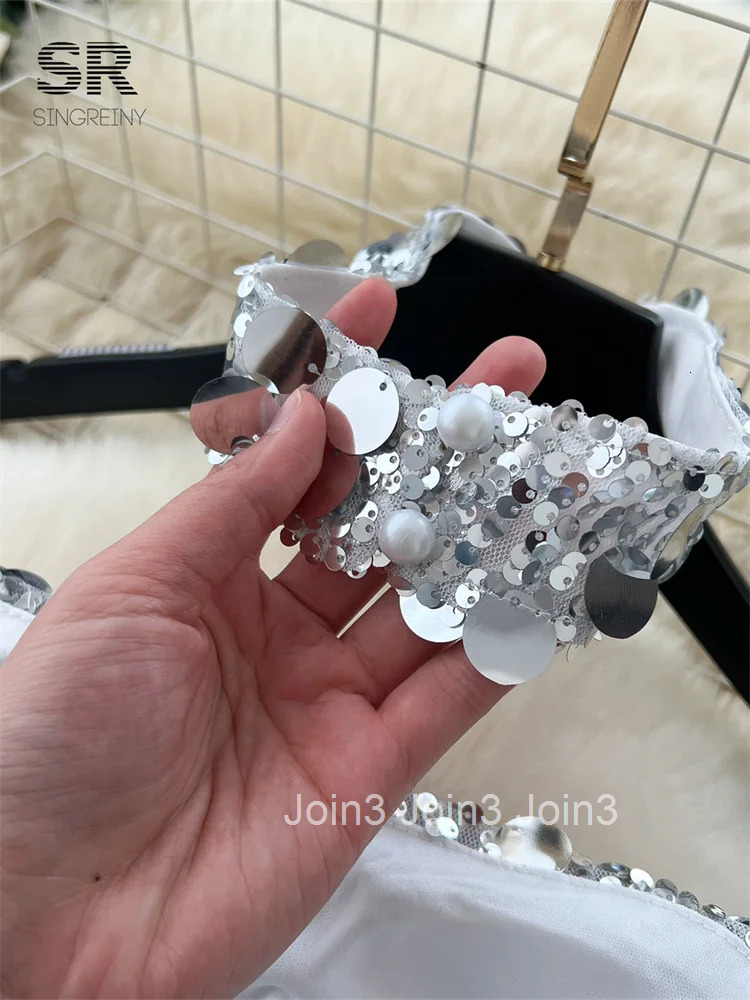 Light Luxury Sequins Party Dress Strapless Backless Lace Up Silvery Senior Sundress Ladies Sexy Bodycon Evening Dress