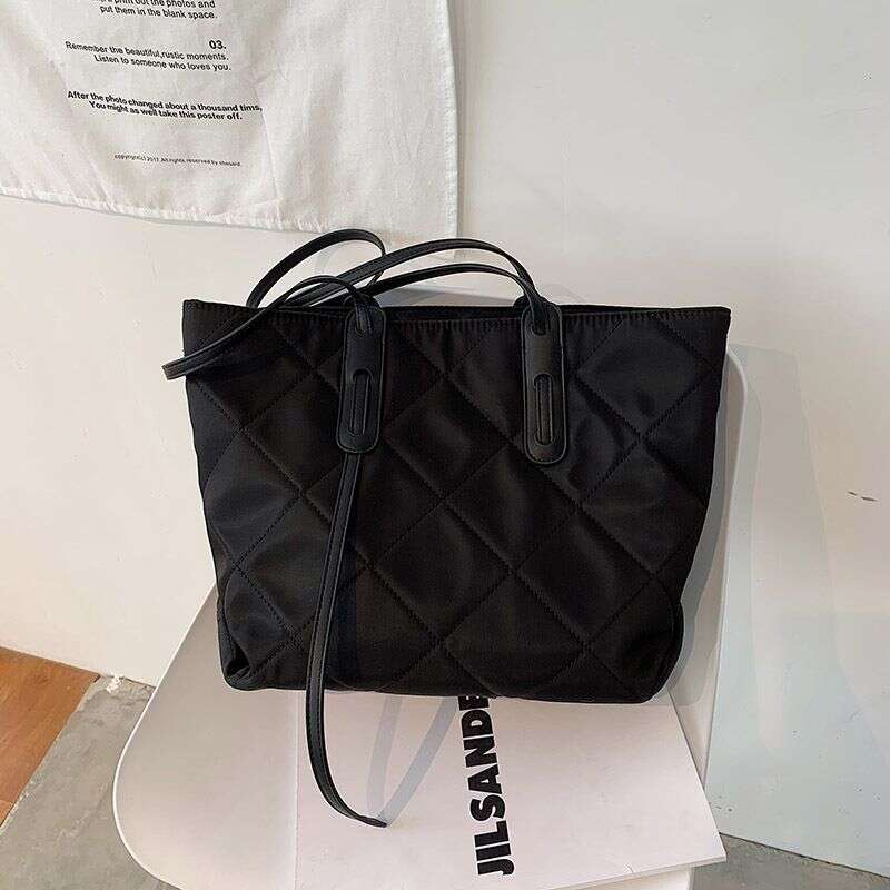 Women's Tote 2025 New European and American Fashion Shoulder Western Style Dia Shopping Bags Textured Handbags